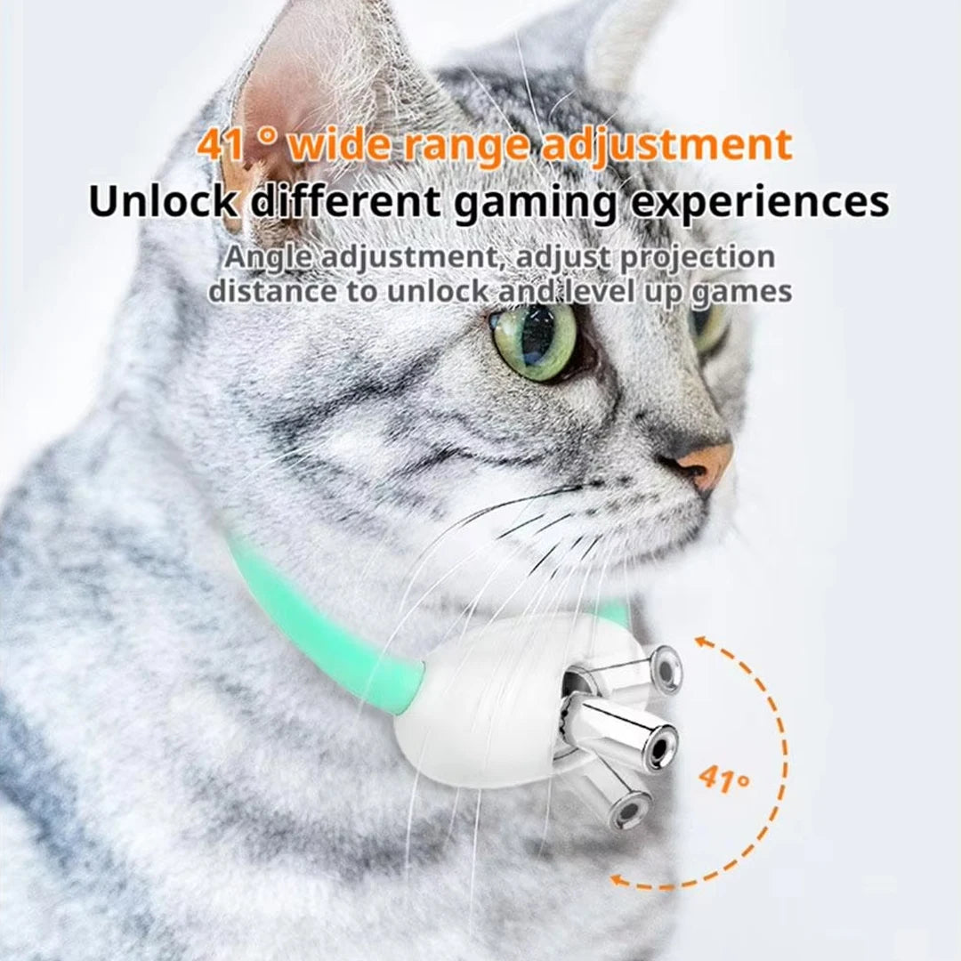 El Collar Encantado — Láser Interactivo Automático para Gatos 🔴⚔️