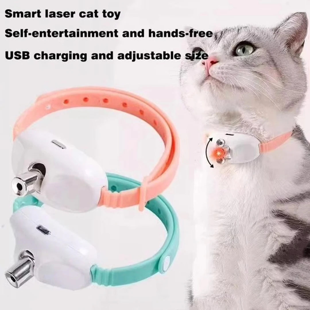 El Collar Encantado — Láser Interactivo Automático para Gatos 🔴⚔️