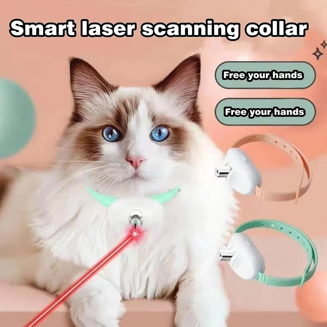 El Collar Encantado — Láser Interactivo Automático para Gatos 🔴⚔️