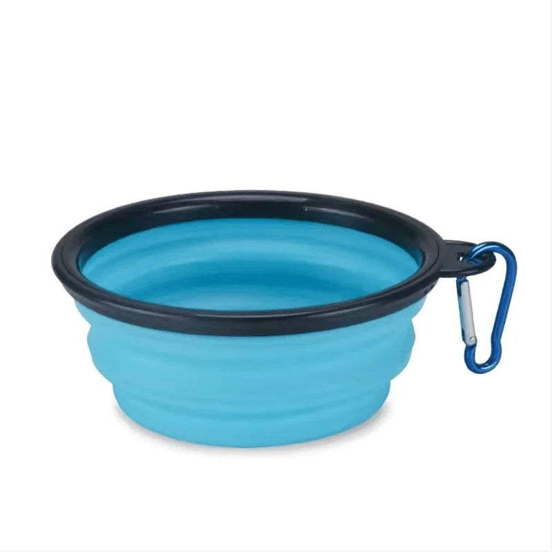 El Cuenco Plegable del Viajero — Bol de Silicona Portátil para Perros y Gatos