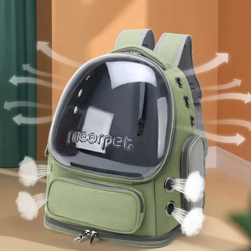 Mochila Transportín para Gatos — La Carroza Real de Su Majestad 👑