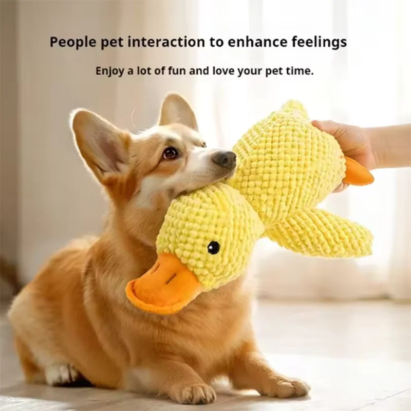 El Pato del Reino — Juguete de Peluche Interactivo para Perros 🦆⚔️