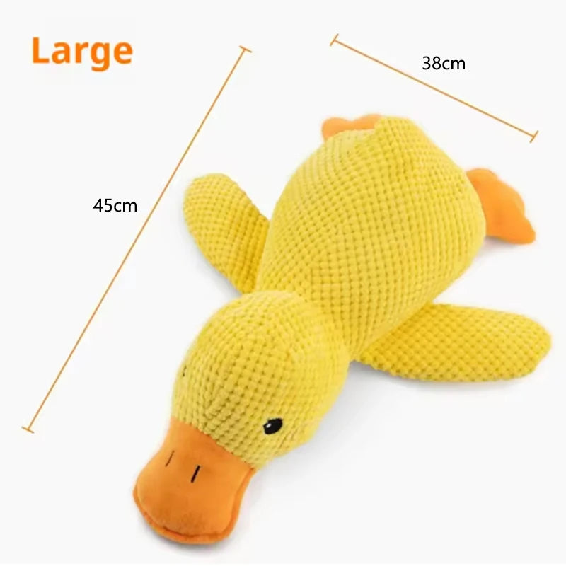 El Pato del Reino — Juguete de Peluche Interactivo para Perros 🦆⚔️