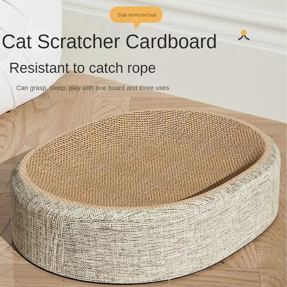 El Trono de Sisal — Rascador y Cama 2 en 1 para Gatos