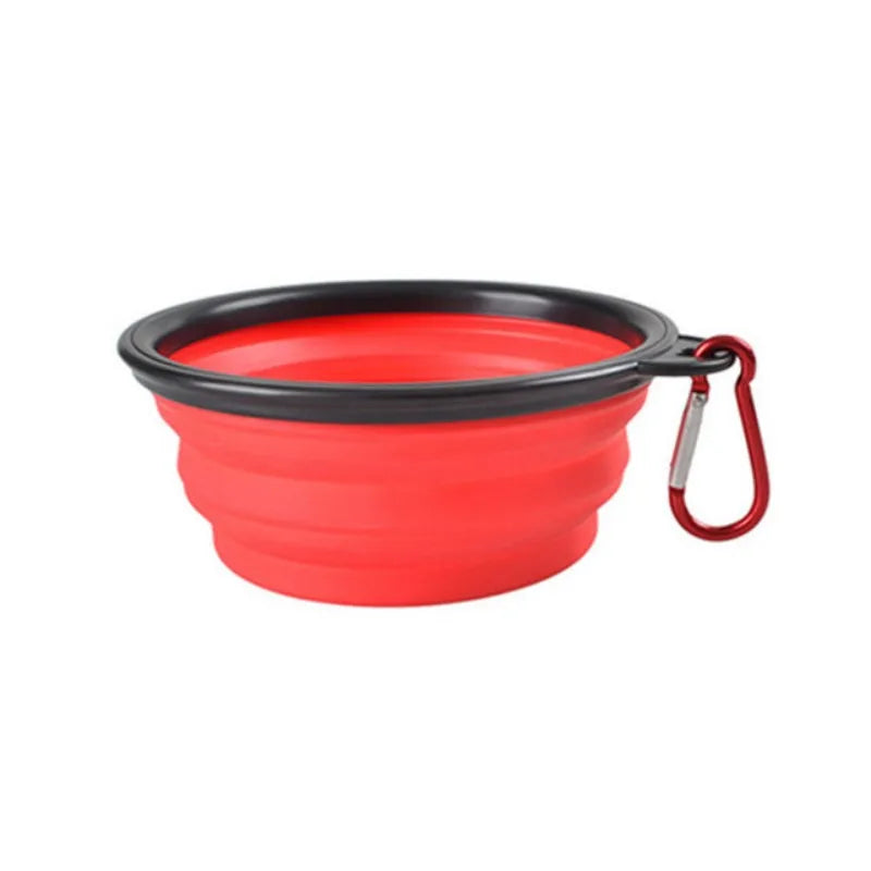 El Cuenco Plegable del Viajero — Bol de Silicona Portátil para Perros y Gatos