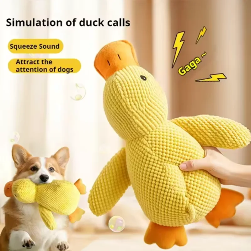 El Pato del Reino — Juguete de Peluche Interactivo para Perros 🦆⚔️