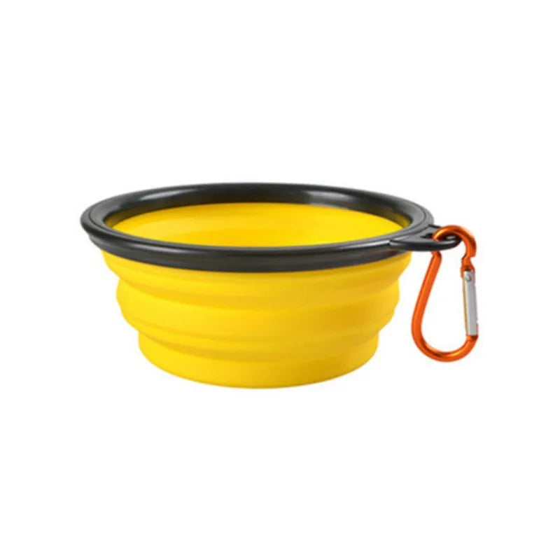 El Cuenco Plegable del Viajero — Bol de Silicona Portátil para Perros y Gatos