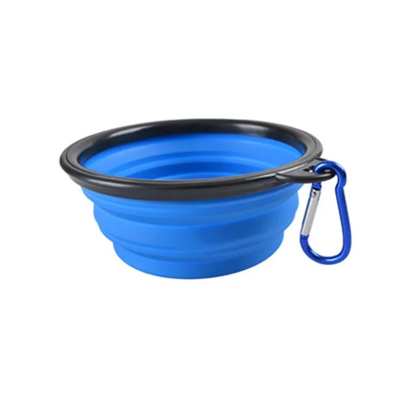 El Cuenco Plegable del Viajero — Bol de Silicona Portátil para Perros y Gatos