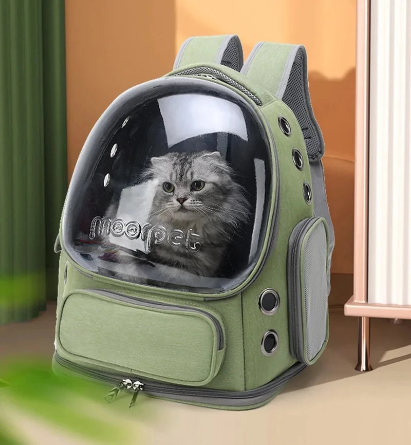 Mochila Transportín para Gatos — La Carroza Real de Su Majestad 👑