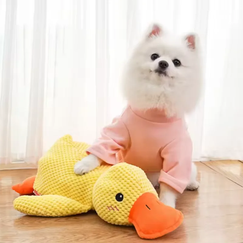 El Pato del Reino — Juguete de Peluche Interactivo para Perros 🦆⚔️