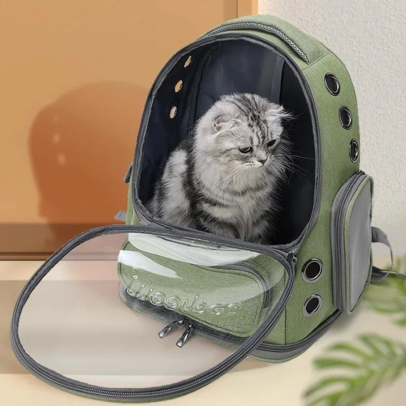 Mochila Transportín para Gatos — La Carroza Real de Su Majestad 👑