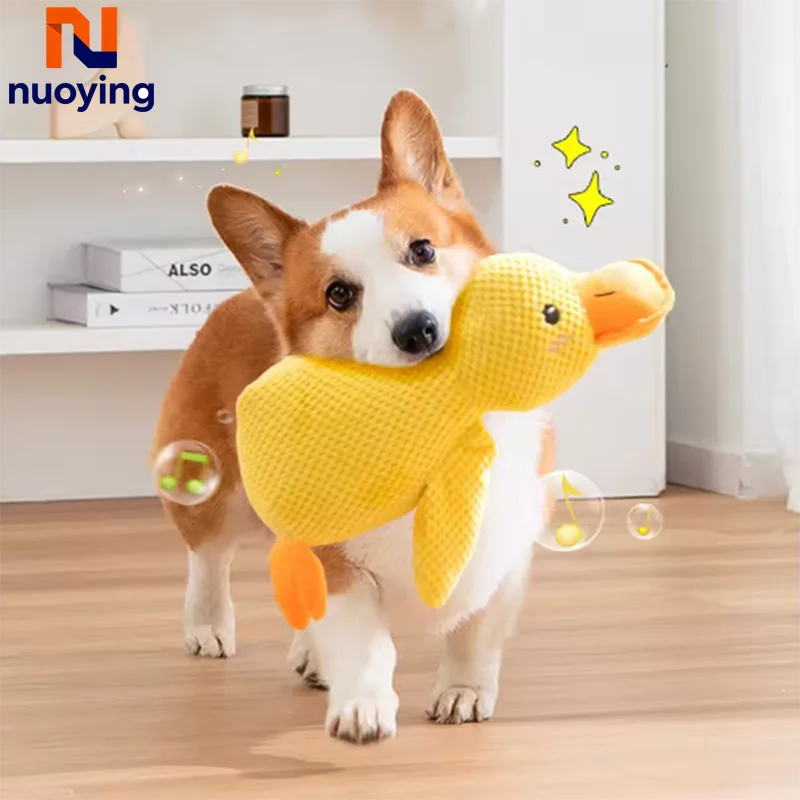 El Pato del Reino — Juguete de Peluche Interactivo para Perros 🦆⚔️