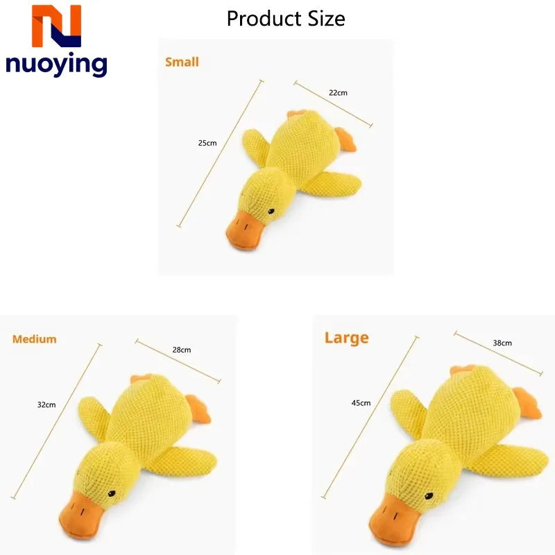 El Pato del Reino — Juguete de Peluche Interactivo para Perros 🦆⚔️