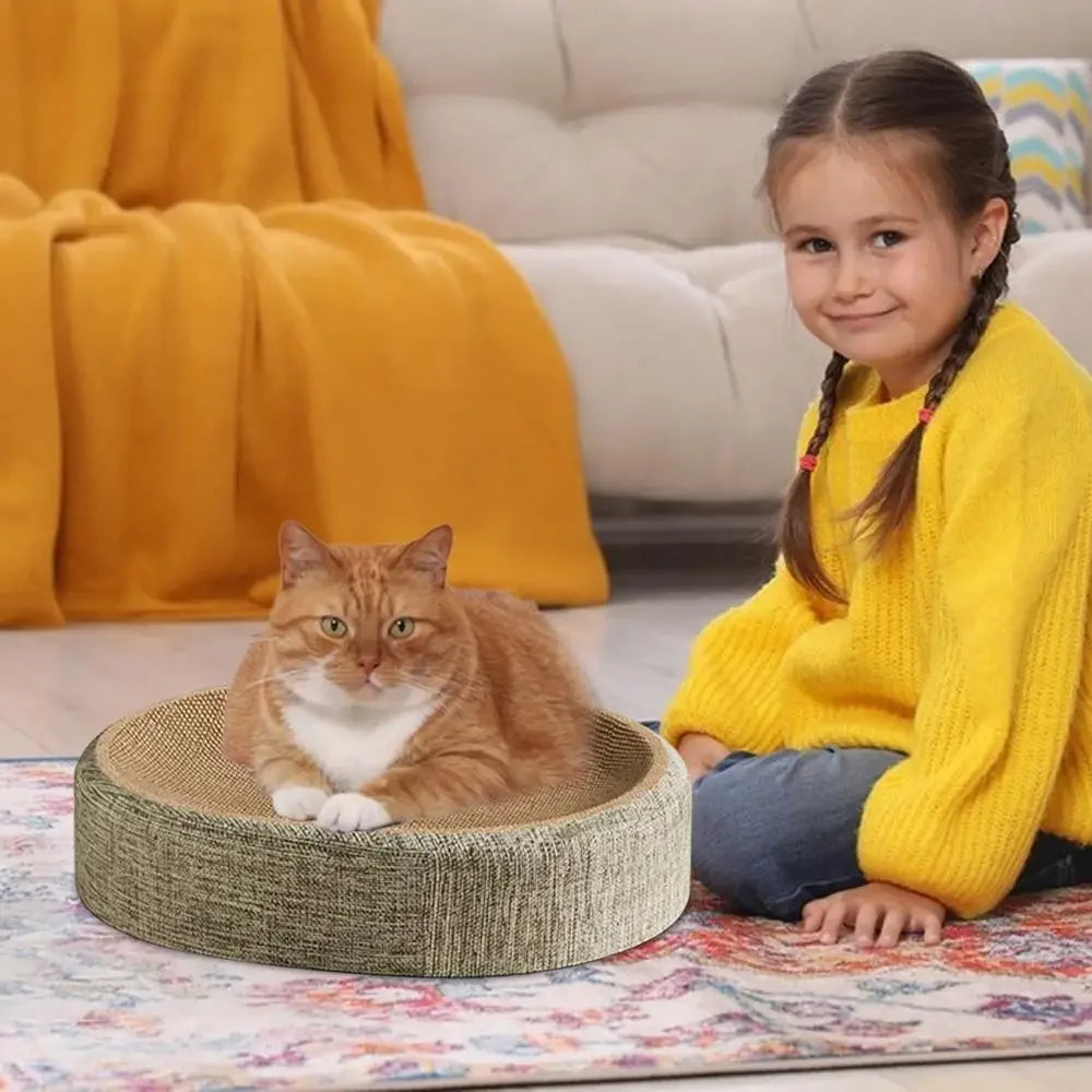El Trono de Sisal — Rascador y Cama 2 en 1 para Gatos