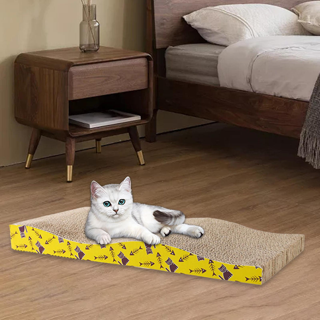 El Lecho de Batalla — Rascador Cama de Cartón para Gatos 🏰⚔️