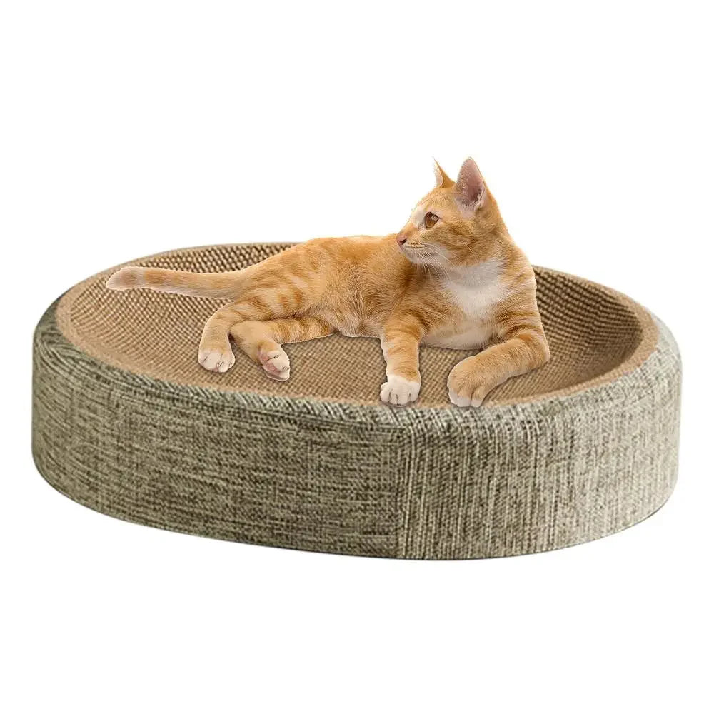 El Trono de Sisal — Rascador y Cama 2 en 1 para Gatos