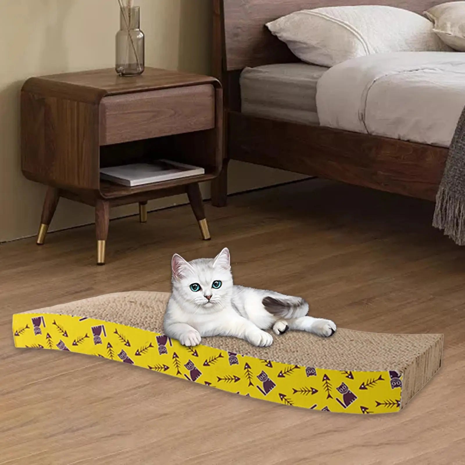 El Lecho de Batalla — Rascador Cama de Cartón para Gatos 🏰⚔️