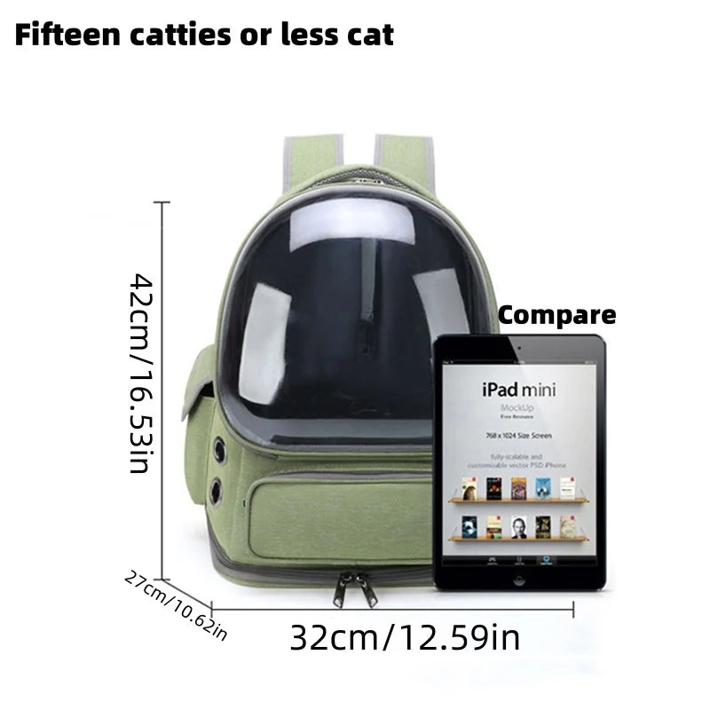 Mochila Transportín para Gatos — La Carroza Real de Su Majestad 👑