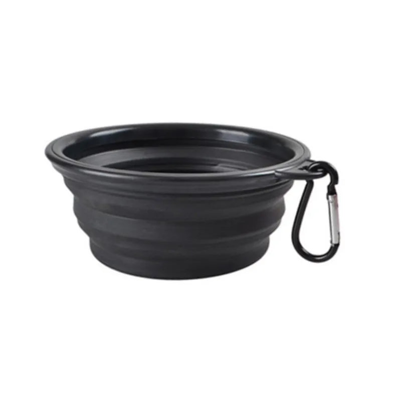 El Cuenco Plegable del Viajero — Bol de Silicona Portátil para Perros y Gatos
